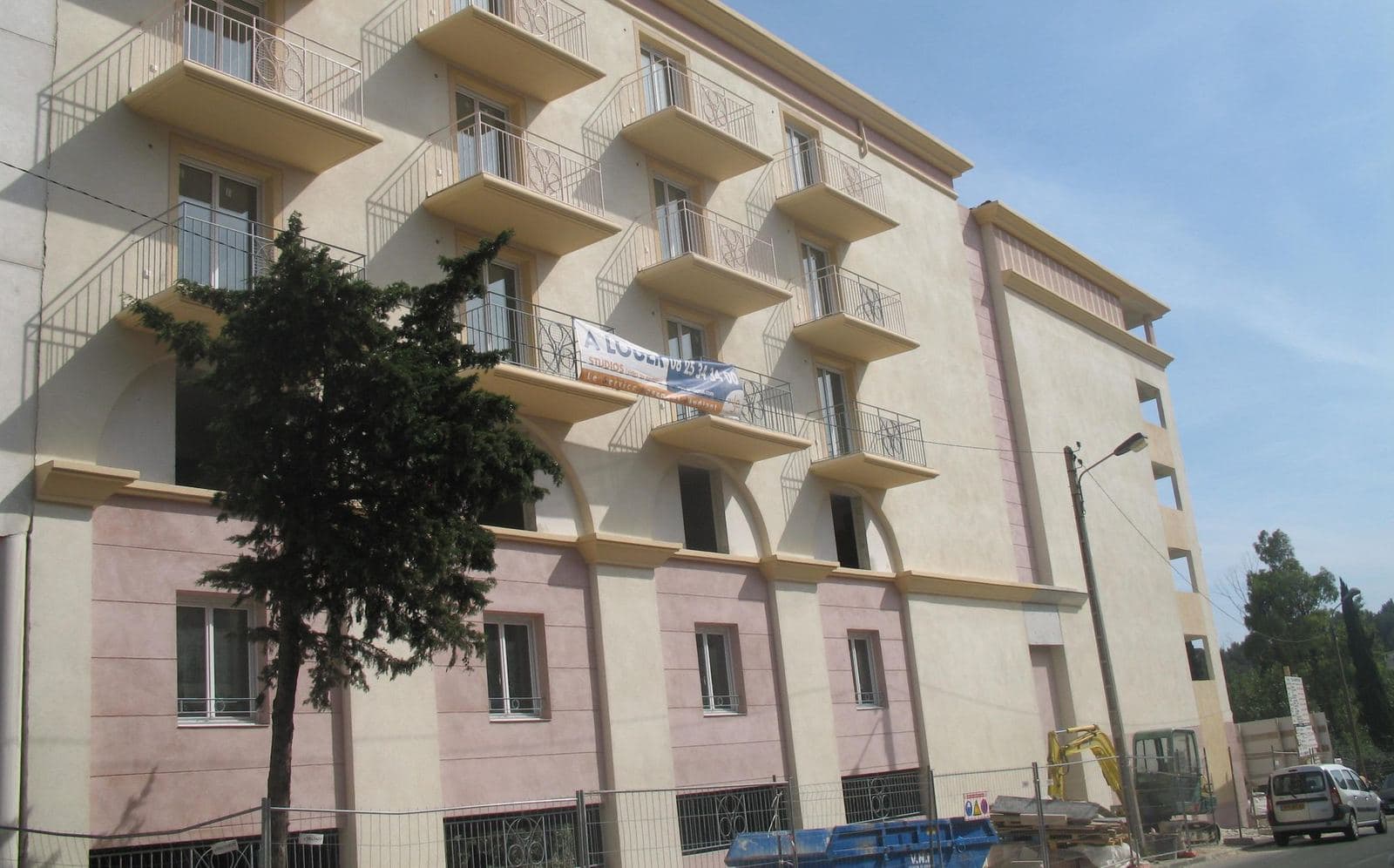 Façade livrée de la résidence étudiante Le Kérylos à Toulon